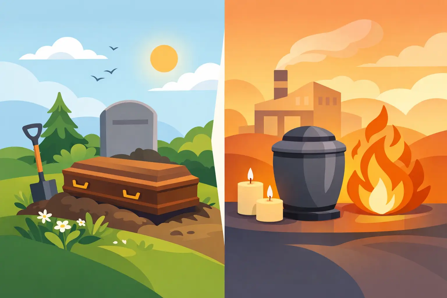 Burial or Cremation: What Changes?