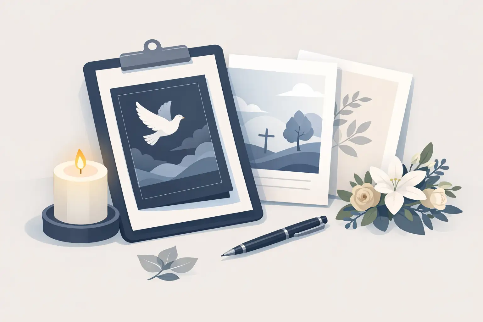 Choosing a Funeral Order of Service Template