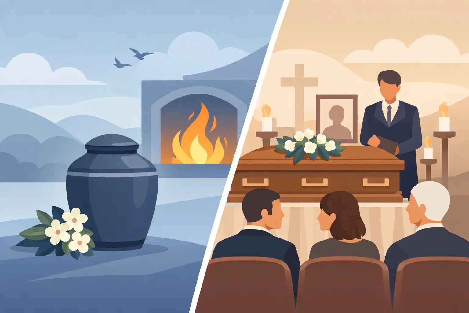 Direct Cremation or Attended Service?