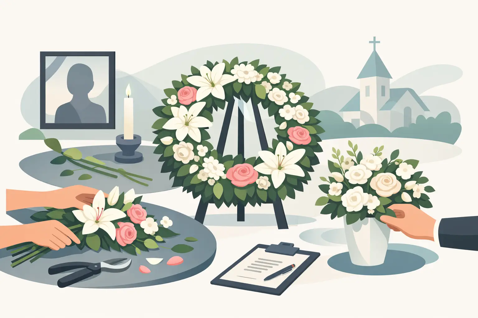 How to Organise Funeral Flowers
