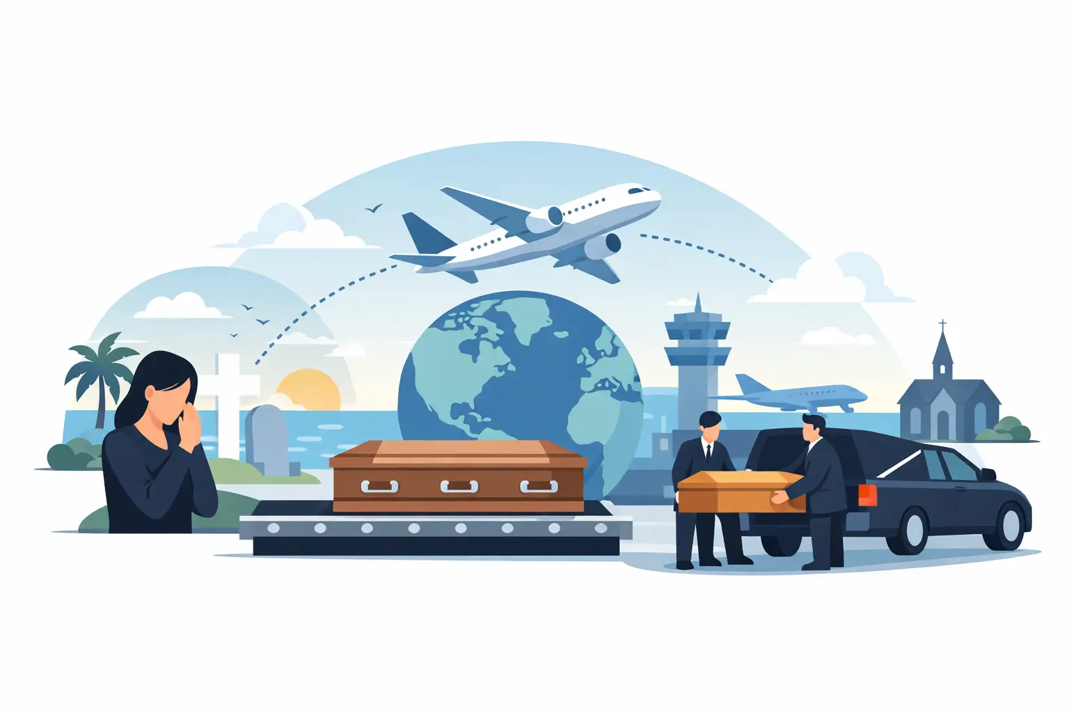 An Overseas Funeral Transfer Example Explained