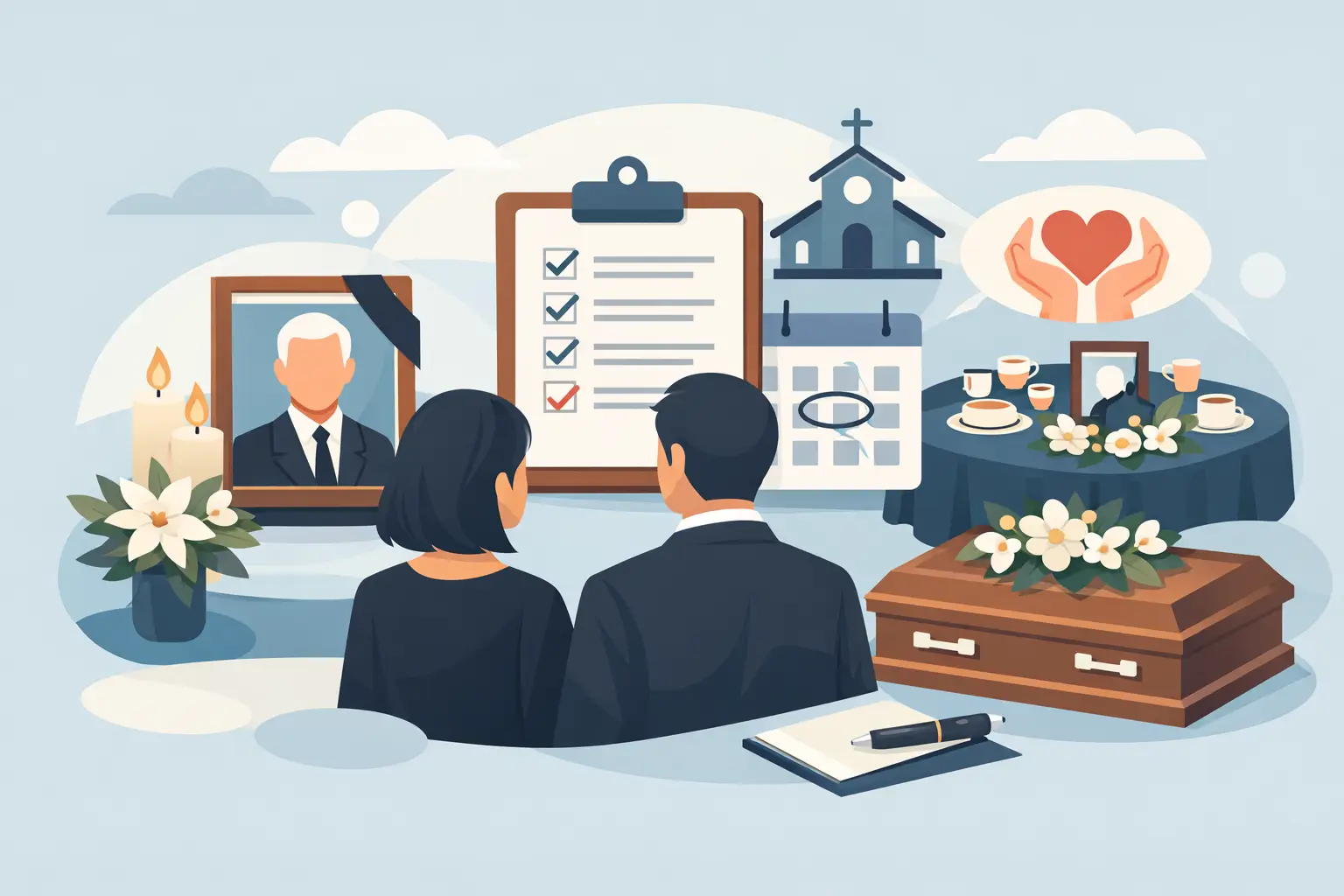 How to Organise a Funeral Wake with Care